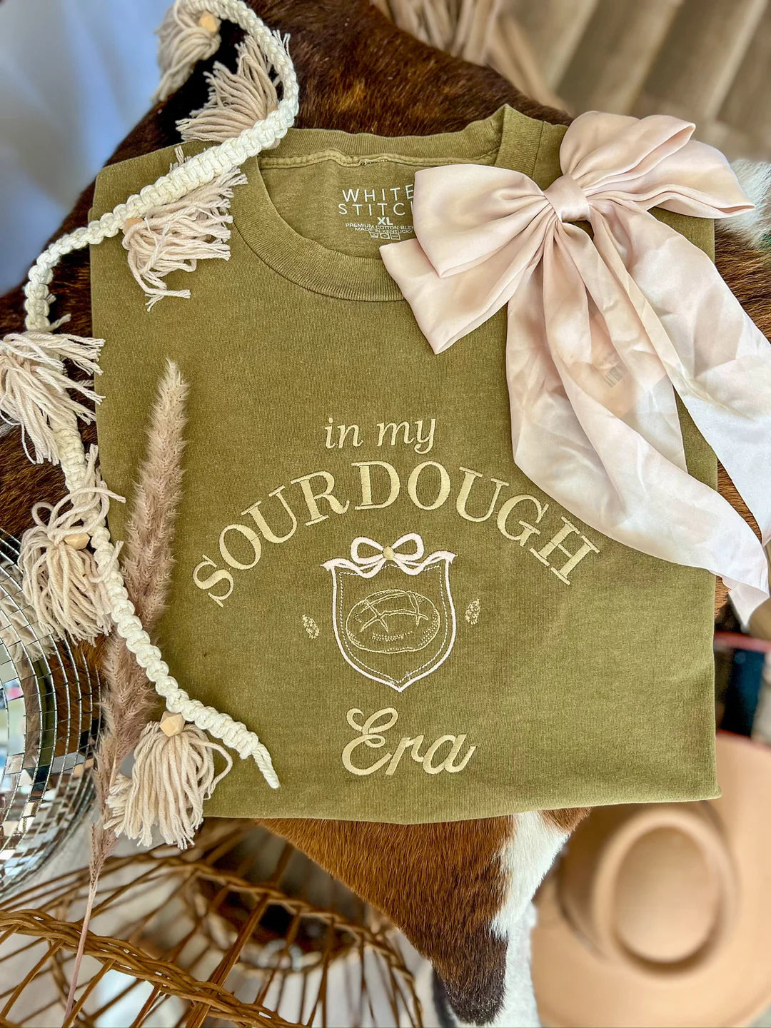 In My Sourdough Era Embroidered T-Shirt