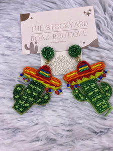Fiesta Cactus Earrings