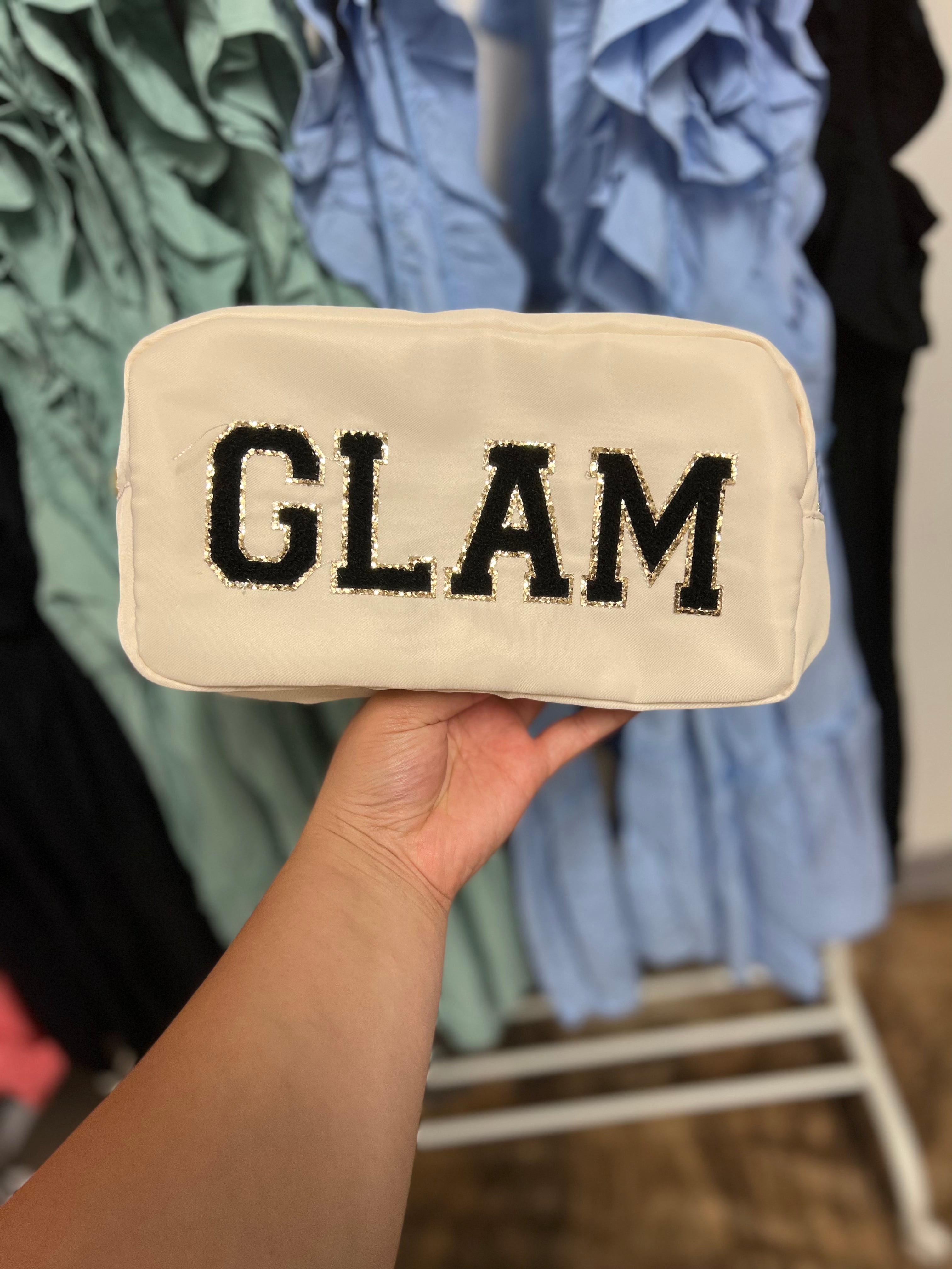 "GLAM" Cosmetic Bag