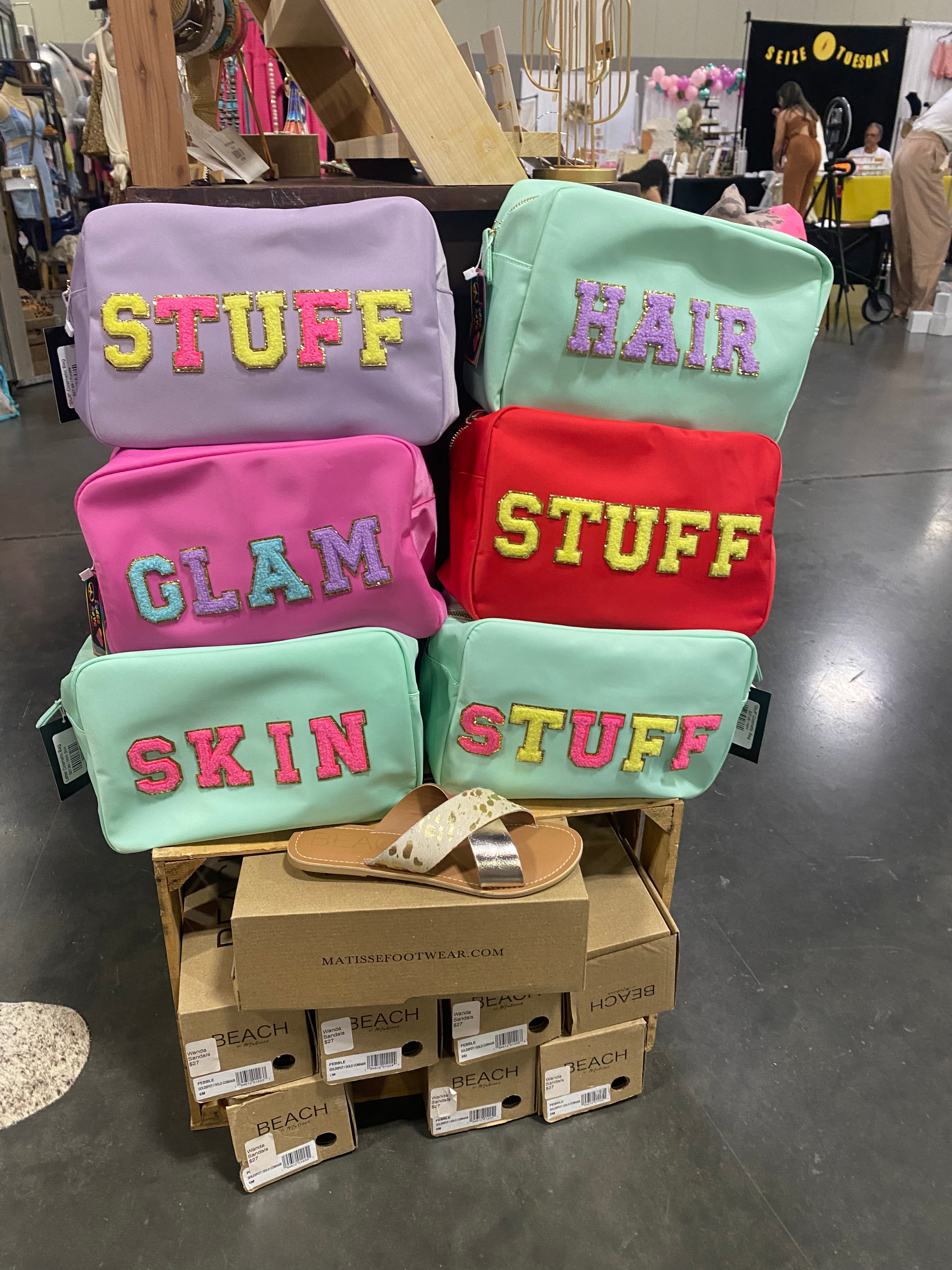 "Stuff" Cosmetic Bag