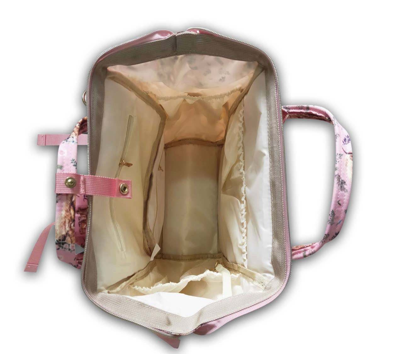 Pink Highland Cow Backpack/Diaper bag